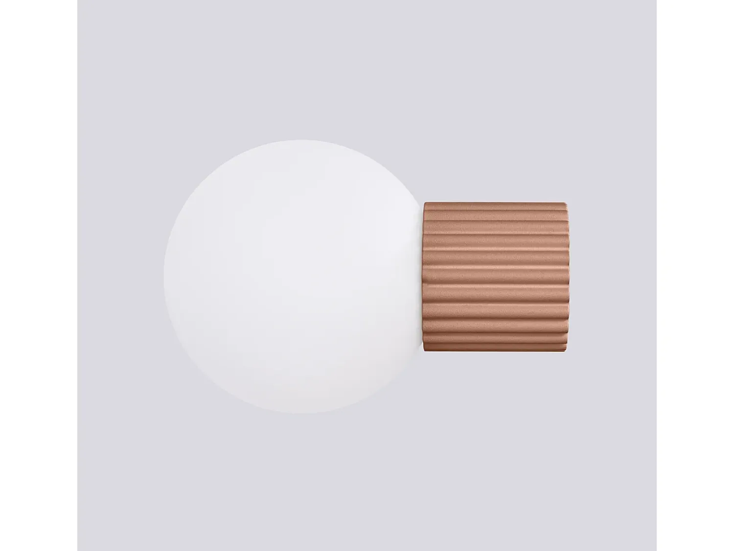 Best Sollux Lighting Lámpara De Pared Halo Moderno De Aluminio/Vidrio - 1 Fuentes Luminosas - L.12 X A.12 Cm - Moca Marru00f3n