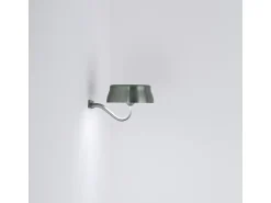 Aplique Para Pared^Lámpara de pared inteligente Zafferano SISTER LIGHT con Wi-Fi, recargable y regulable, color Verde