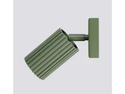 Sollux Lighting Aplique Para Pared^Lámpara De Pared Karbon Minimalista De Aluminio - 1 Fuentes Luminosas - L.8 X A.8 Cm - Oliva Verde