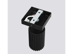 Sollux Lighting Aplique Para Pared^Lámpara De Pared Karbon Minimalista De Aluminio - 1 Fuentes Luminosas - L.8 X A.8 Cm - Negro