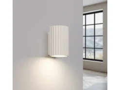 Sollux Lighting Aplique Para Pared^Lámpara De Pared Karbon Minimalista De Aluminio - 1 Fuentes Luminosas - L.6,5 X A.10 Cm - Beige