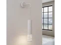 Sollux Lighting Aplique Para Pared^Lámpara De Pared Lami Moderno De Acero - 1 Fuentes Luminosas - L.8 X A.10 Cm - Blanco