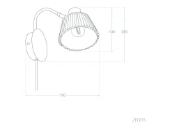 Sale Ledkia Lámpara de Pared Orientable Metal Magda Blanco