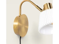Sale Ledkia Lámpara de Pared Orientable Metal Magda Blanco
