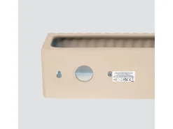 Sollux Lighting Aplique Para Pared^Lámpara de pared Rigata moderno de cerámica - 1 fuentes luminosas - L.34 x A.10 cm - pardo Gris