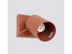Sollux Lighting Aplique Para Pared^Lámpara De Pared Ring Moderno De Acero - 1 Fuentes Luminosas - L.8 X A.8 Cm - Ocre Rojo