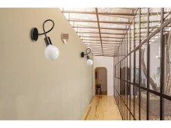 Sale Lámpara De Pared Toolight 392199 Paradise Black Negro