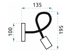 Sale Lámpara De Pared Toolight 392199 Paradise Black Negro