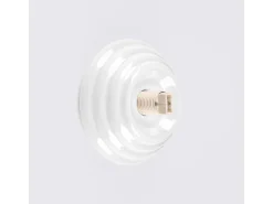 Sollux Lighting Aplique Para Pared^Lámpara de pared Zori minimalista de cerámica/vidrio vidriado - 1 fuentes luminosas - L.12 x A.12 cm - Blanco