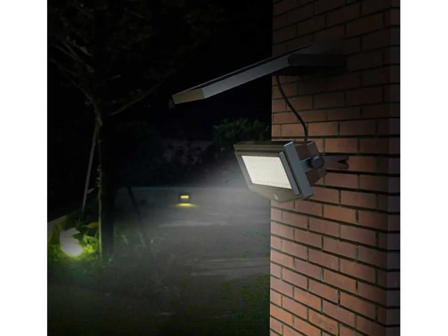 Lámpara de parel luz Led jardín sensor movimiento Flexible New