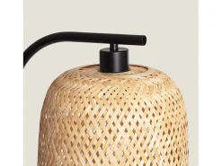 Best Ledkia Lámpara de Pié Bambú Adola Natural Color natural claro