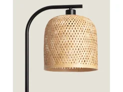 Best Ledkia Lámpara de Pié Bambú Adola Natural Color natural claro