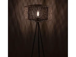 Outlet AKUNADECOR Lámpara De Pie En Bambú De Serie Bamboo Negro