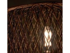 Outlet AKUNADECOR Lámpara De Pie En Bambú De Serie Bamboo Negro