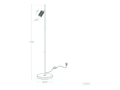Ledkia Lámpara De Pie^Lámpara de Pie Aluminio Aritz Negro