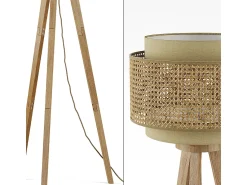 Hot Vicco Lámpara de pie 45x45x142 morten Crema