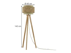 Hot Vicco Lámpara de pie 45x45x142 morten Crema