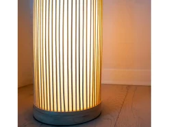 Rendez-Vous Déco Lámpara De Pie^Lámpara de pie de bambú natural 1m70 - Huron Beige