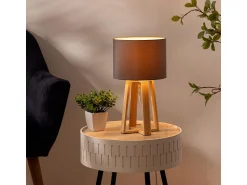 Atmosphera Lámpara De Mesa^Lámpara de pie de estilo escandinavo Gris