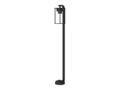 Lámpara de pie de exterior 100 cm acero inoxidable negro 02_0042504
