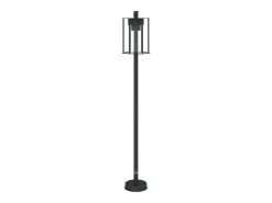 Lámpara de pie de exterior 100 cm acero inoxidable negro 02_0042504