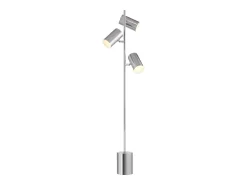 Best OZAIA Lámpara de pie de latón dorado D.32 x Alt.155 cm - KINLEY Plateado