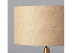 Ledkia Lámpara De Pie^Lámpara de Pie de Madera y Tela Wolby Beige Multicolor