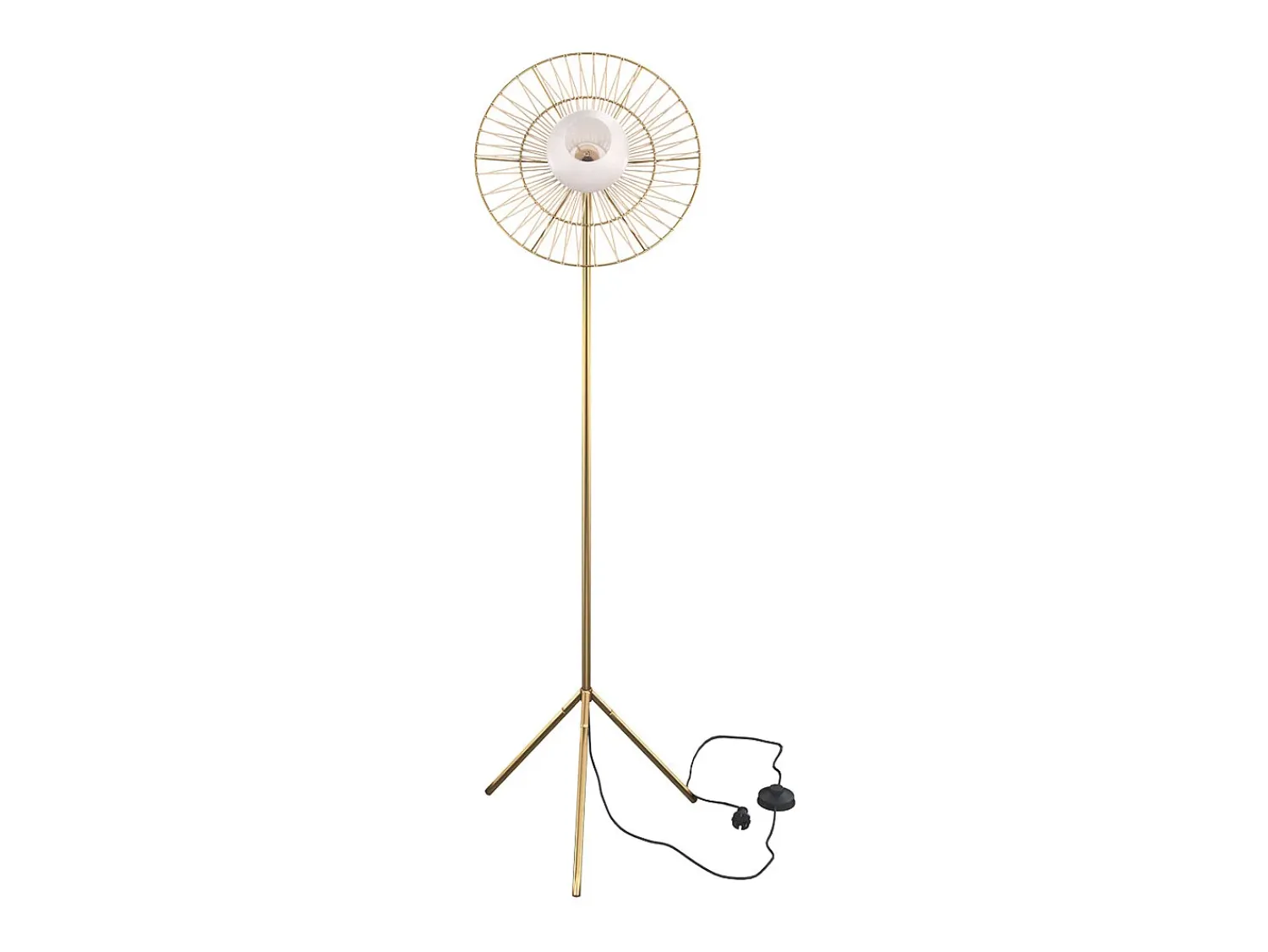 Outlet Rendez-Vous Déco Lámpara de pie de metal 156 cm - Bandia Dorado