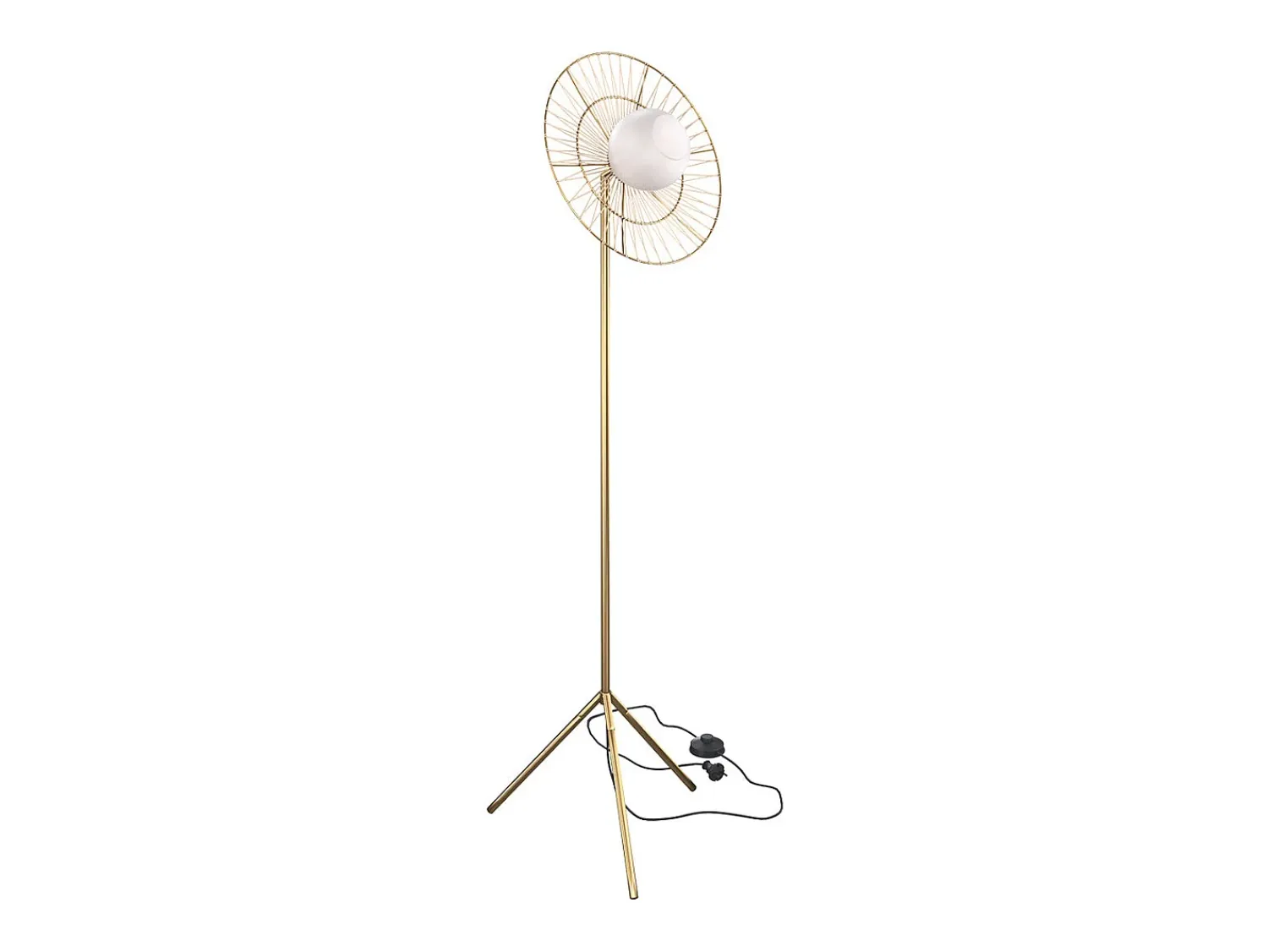 Outlet Rendez-Vous Déco Lámpara de pie de metal 156 cm - Bandia Dorado
