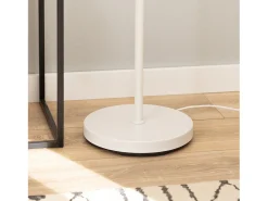 Lámpara de Pie de Metal Wifi con Regulador Silinda Blanco