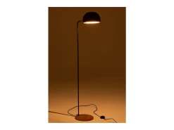 Best J-Line Lámpara de pie evy hierro/madera /natural Alt. 130 cm Negro