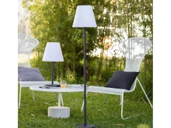 Ledkia Lámpara De Pie^Lámpara de Pie Exterior de Aluminio Maipo Negro Multicolor