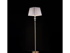Lámpara De Pie^Lámpara de pie Franz en oro y cristal 1 luz con pantalla dm.45 .180 Ø40 BL275-PH-OR Multicolor