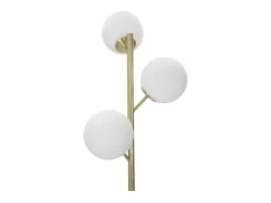 Lámpara de Pie Glamy 3 Luces Metal Dorado Ø 36x190 cm
