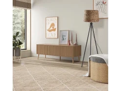 VS Venta-stock Lámpara De Pie^Lámpara de pie Kiomi de alga marina y metal, altura 144 cm Beige