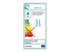 Lámpara De Pie^Lámpara de pie LED blanca Córdoba 3697-10-102 Fabas Luce Blanco