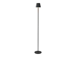 Online NETTLIFE Lámpara de pie LED moderna negra regulable 125 cm 3 temperaturas de color USB Sala de estar Negro