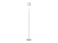 Lámpara de pie LED NETTLIFE moderna negra regulable 125 cm 3 temperaturas de color USB Sala de estar