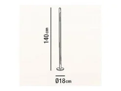 Lámpara de pie LED Stick blanca 6760 B LC PERENZ