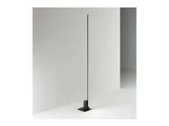 Lámpara de pie LED SYNCRO de metal negro H.168 cm Perenz