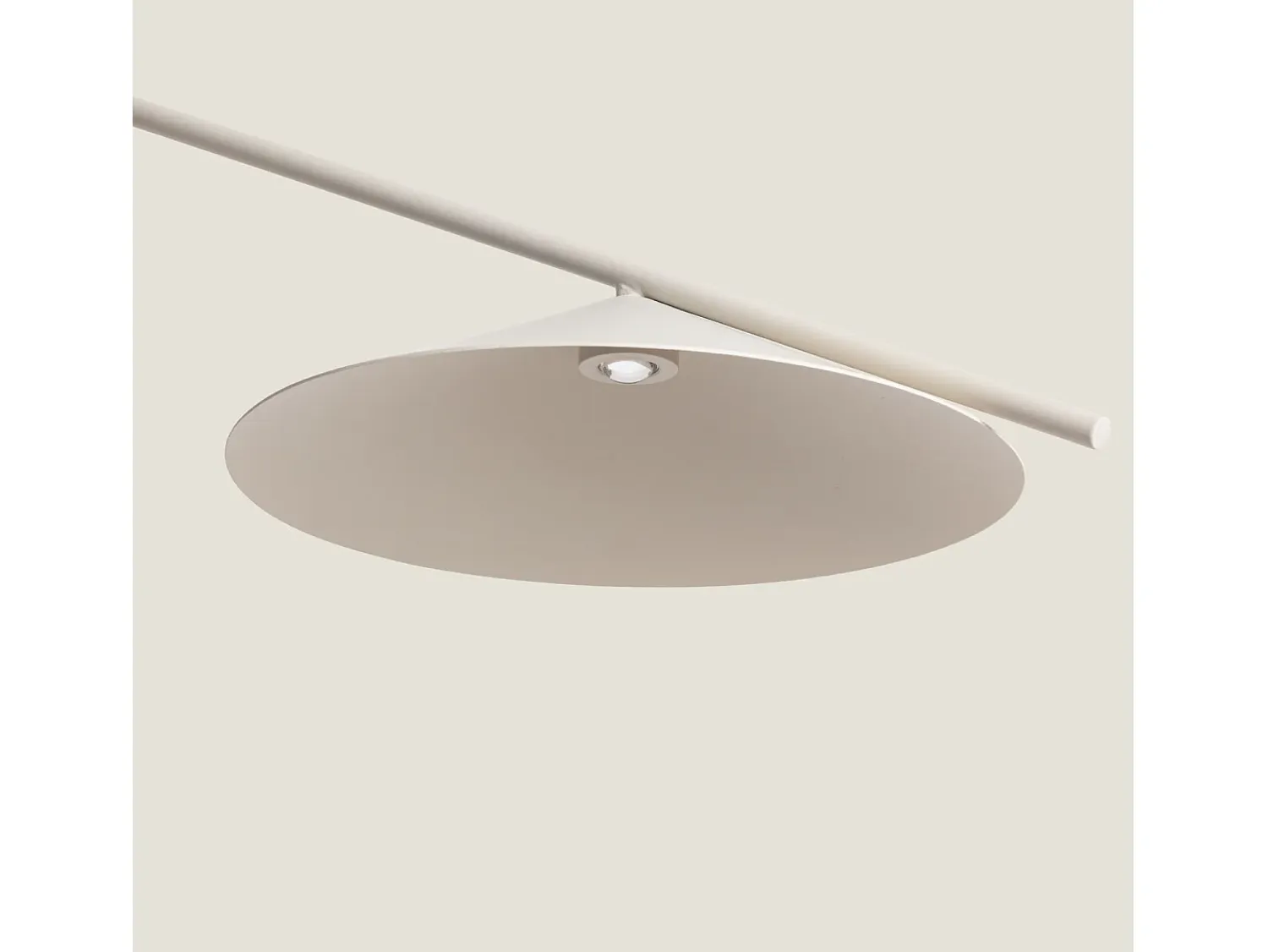 Ledkia Lámpara De Pie^Lámpara de Pie LED 8W Metal Evian Beige
