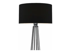 Lámpara de pie luminaria altura 155 cm casquillo E27 antracita/negro 03_0007288