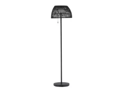 Lámpara de pie Mabis LED para exterior color negro.