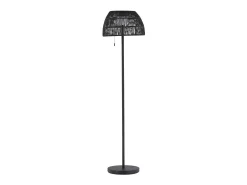 Lámpara de pie Mabis LED para exterior color negro.