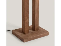 Ledkia Lámpara De Pie^Lámpara de Pie Madera Abner Natural Beige