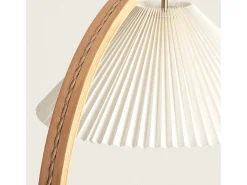 Ledkia Lámpara De Pie^Lámpara de Pie Madera Luanda Blanco