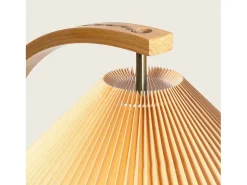 Ledkia Lámpara De Pie^Lámpara de Pie Madera Luanda Naranja