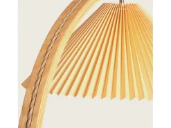 Ledkia Lámpara De Pie^Lámpara de Pie Madera Luanda Naranja