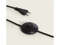 Clearance Ledkia Lámpara de Pie Madera y Metal Lizza Blanco
