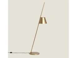 Ledkia Lámpara de Pie Metal Bardney Dorado
